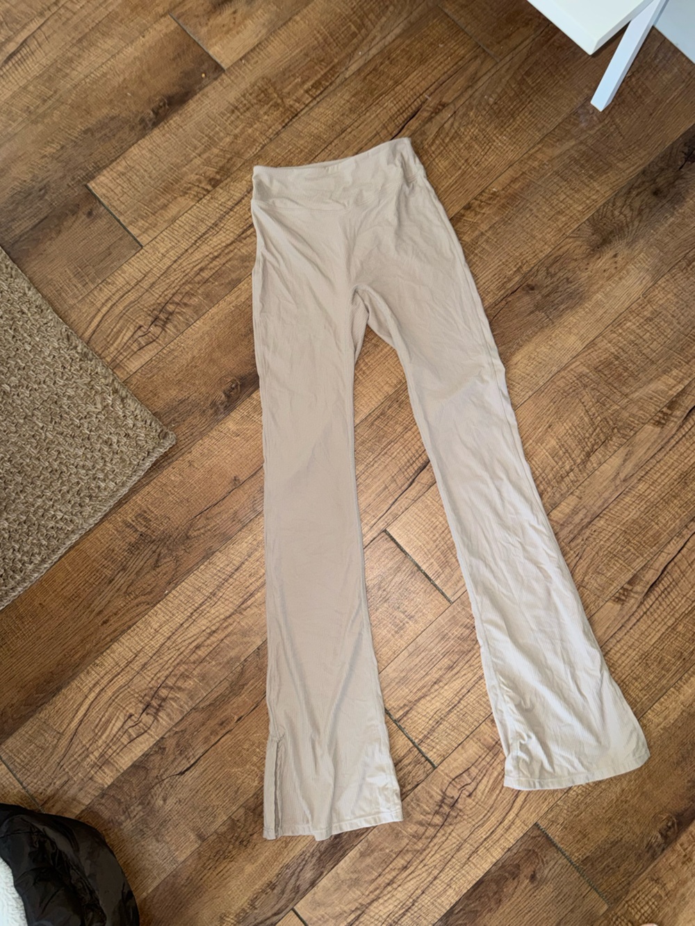 Alyth Activewear Ribbed Flare-Leg Bottoms